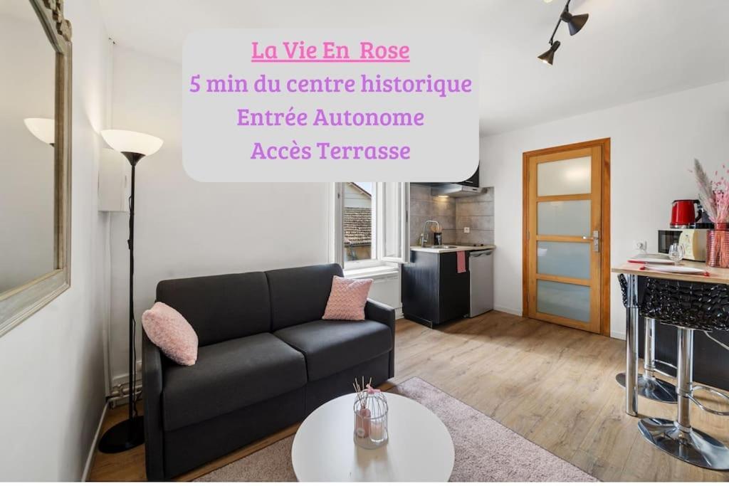 La Vie En Rose, Studio Cv Beaune 본느 외부 사진